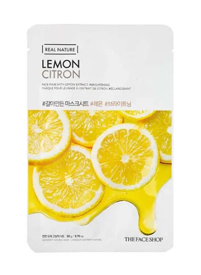 THE FACE SHOP Real Nature Mask Sheet Lemon.2017